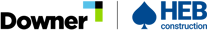 Downer HEB logos