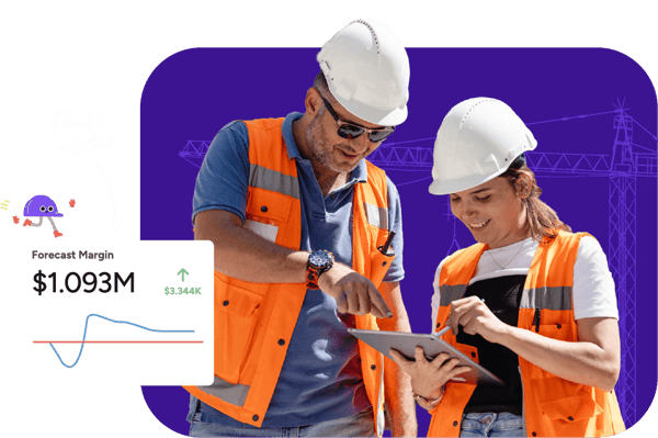 Lentune construction financial software dashboard