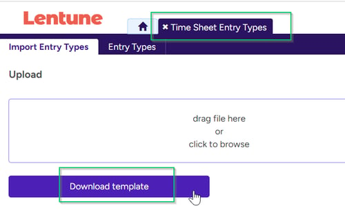 Import Time Sheet User Groups and Time Sheet Entry Types-7