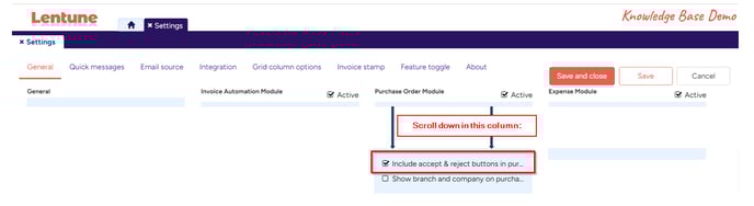 accept reject pos in email new ss