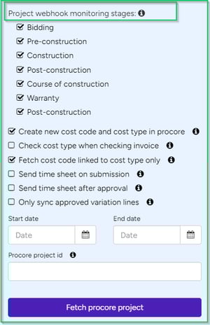 procore integration setup-replacement-15160-options-6-procore settings
