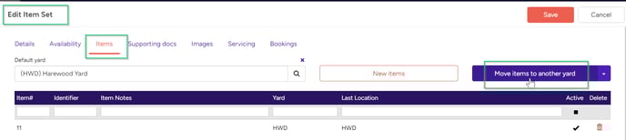 replacement- return item to different yard-move item back to first yard-10