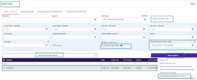 unassociate with claim-3