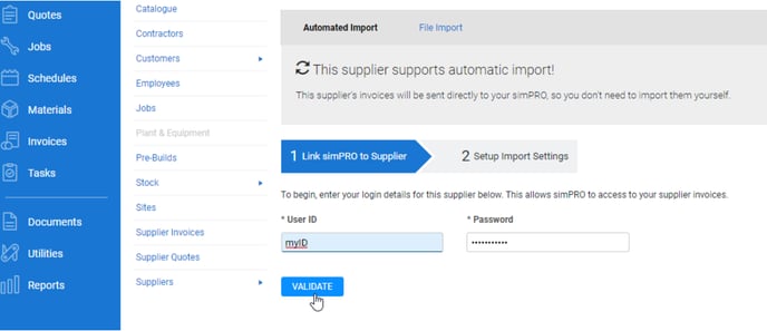 import supplier invoices to simpro-2