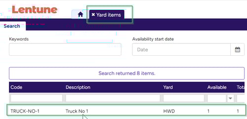 replacement- return item to different yard-move item back to first yard-9